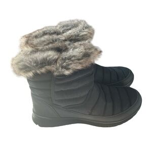 New Women's Ryka black boots with fur.  Perfect for colder days.